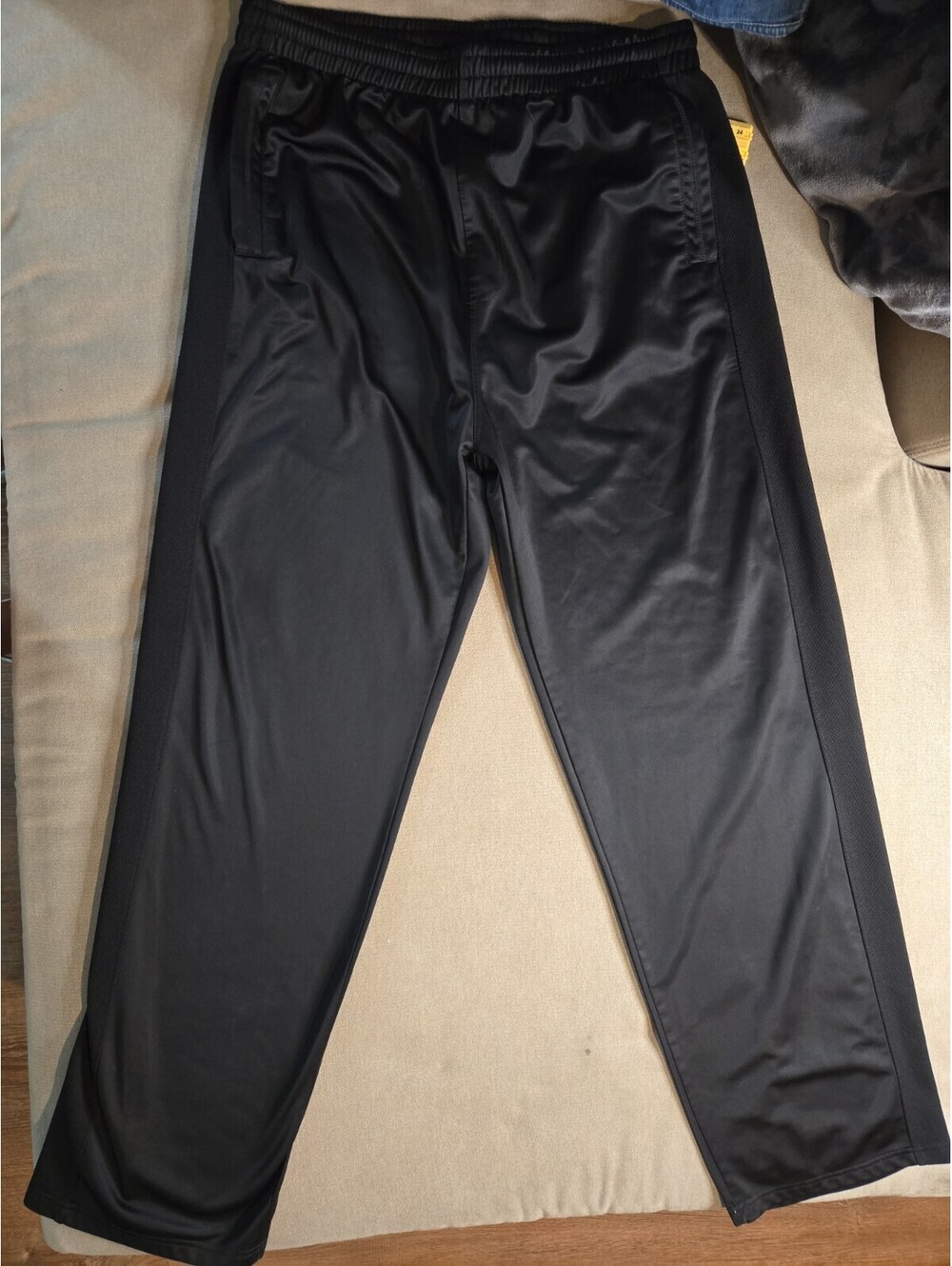 Vtg Koman Sweatpants Men 2XL Black Pants Y2K